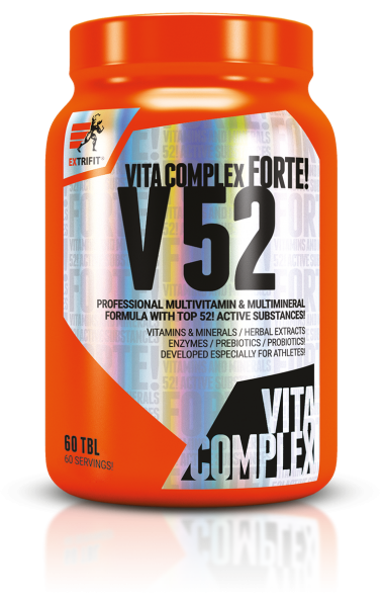 Extrifit V52 60 tab plataus spektro vitaminų ir mineralų kompleksas